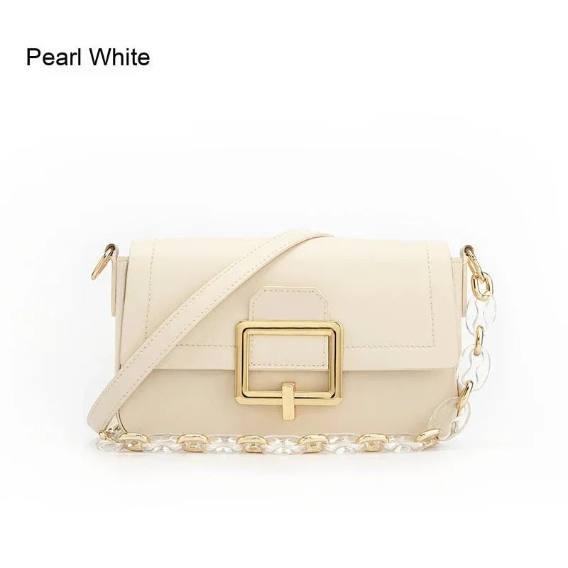 French Minority Textured Shoulder Crossbody Bag - Viexta