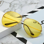 Women's Fashion Lens Sunglasses Gradient Color - Viexta