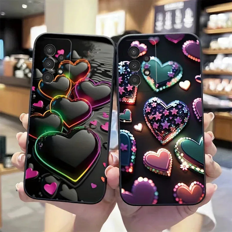 Frosted Heart Ocean Samsung Phone Case - Viexta