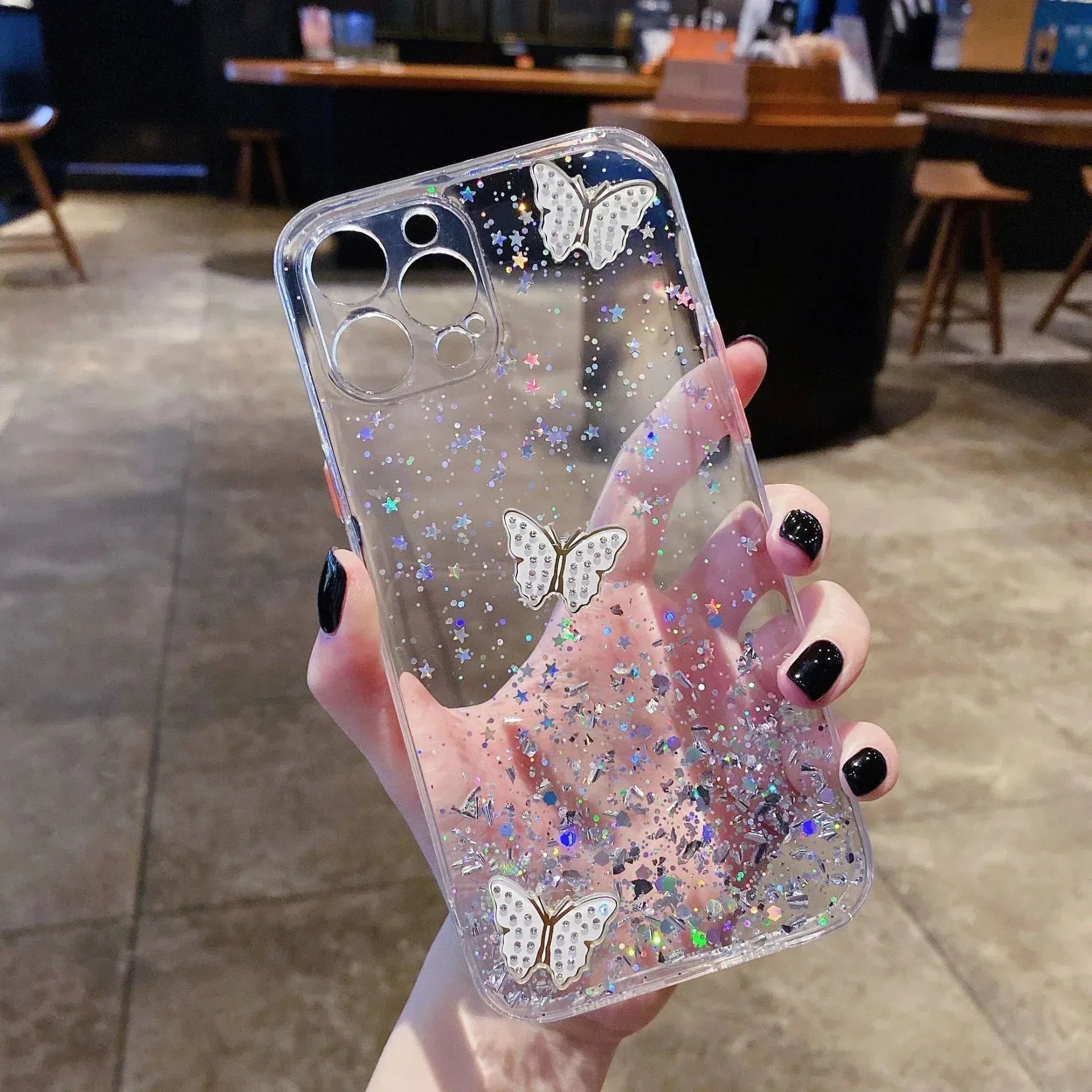 Butterfly All Inclusive Epoxy iPhone Case - Viexta