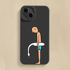 Depressed Niche Silicone iPhone Case - Viexta