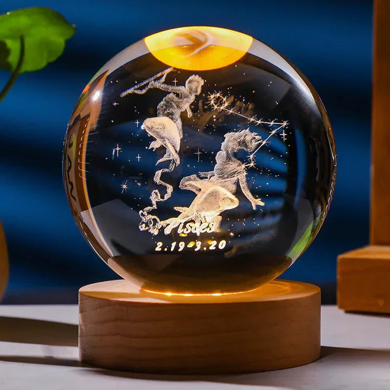 3D Constellation Crystal Ball - Viexta