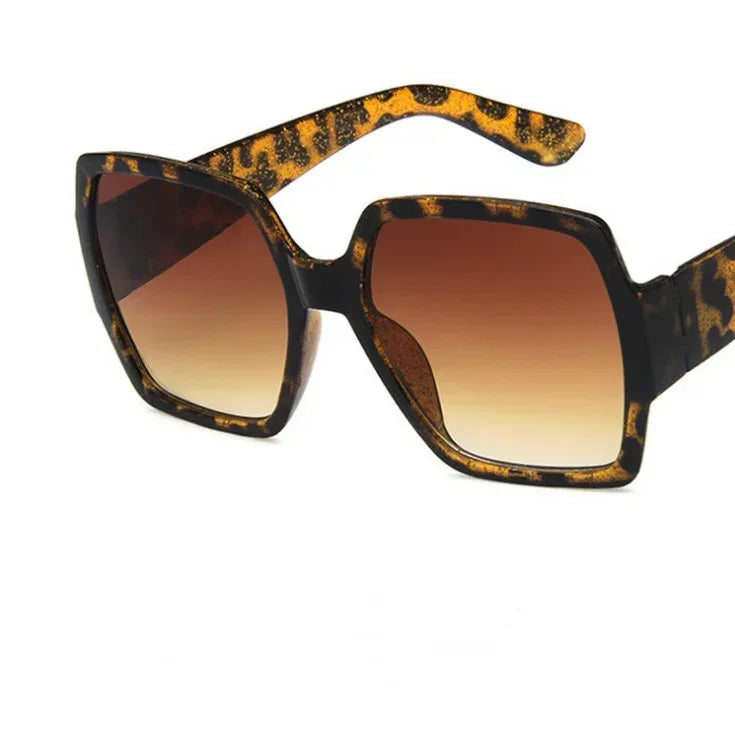 Colorful glitter retro sunglasses - Viexta