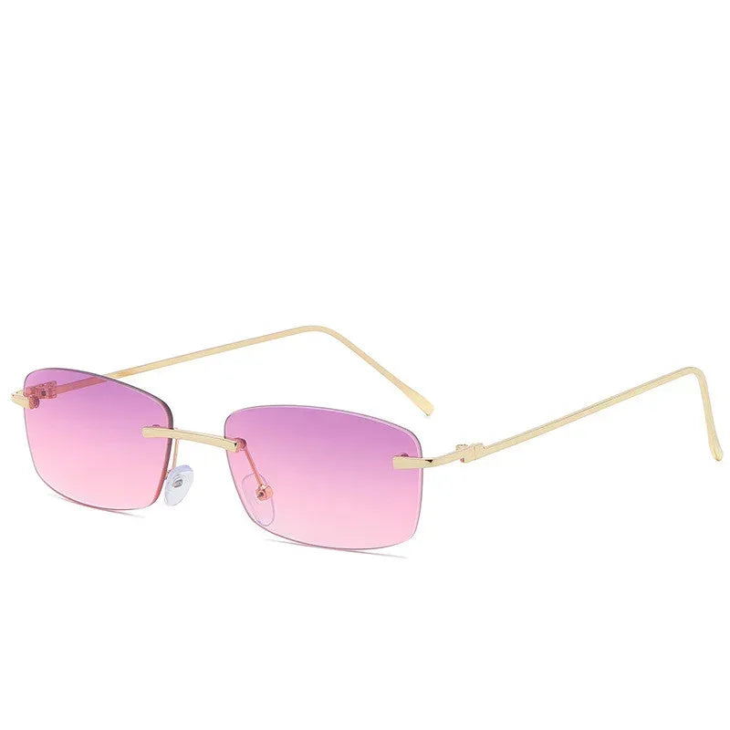 Fashion Rimless Cut-edge Sunglasses - Viexta