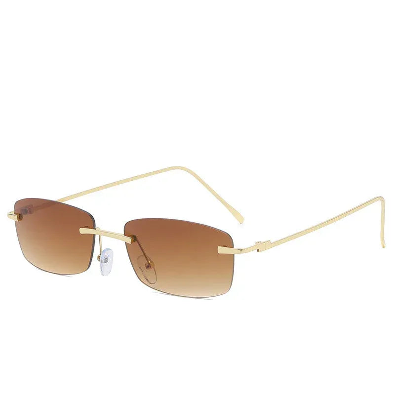 Fashion Rimless Cut-edge Sunglasses - Viexta