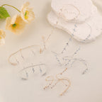 Zircon Leaves Finger Chain - Viexta