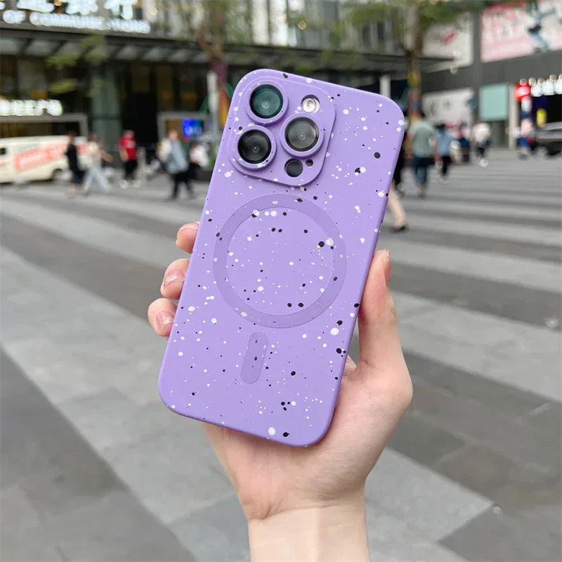 Magnetic Suction Frosted Anti-fingerprint iPhone Case - Viexta