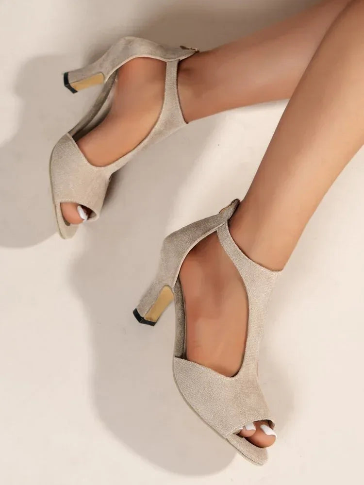 Zippered High Heel - Viexta