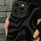 Black Striped Pupil iPhone Case - Viexta