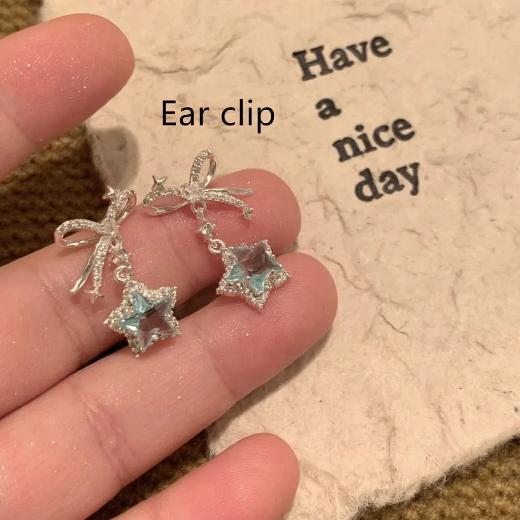Blue Star Ear Studs - Viexta
