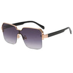 Minimalist Light Luxury Half Frame Sunglasses - Viexta