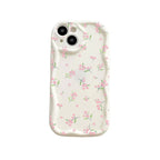 Cream Pattern Transparent iPhone Case - Viexta
