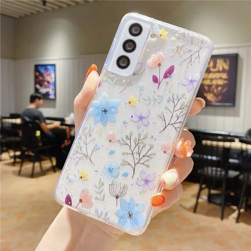 minimalist-floral-samsung-case - Viexta