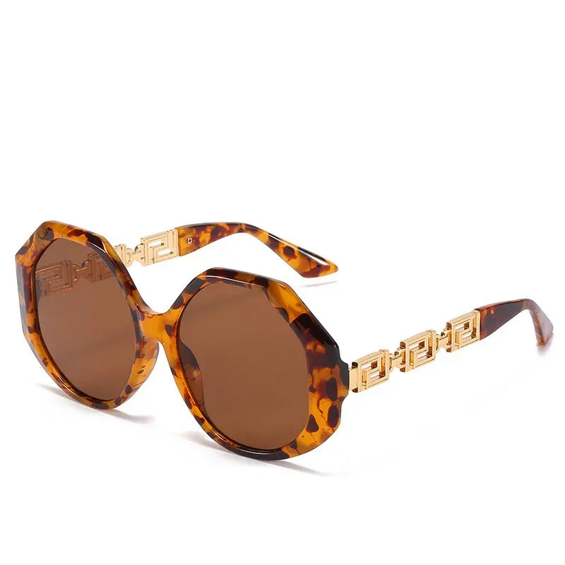 Women's Polygonal Sunglasses UV Protection - Viexta