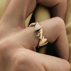 18k-gold-zircon-irregular-heart-ring