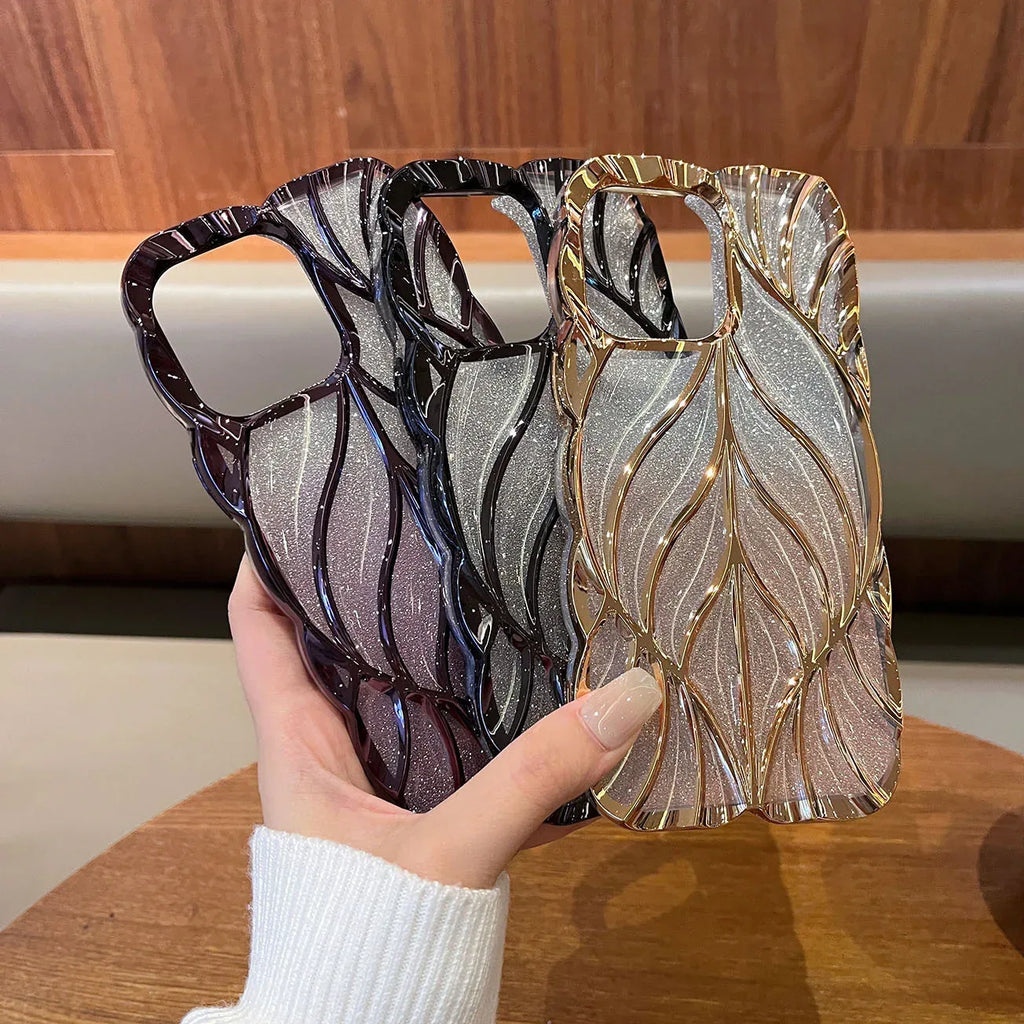 Three-dimensional light Luxe iPhone case - Viexta
