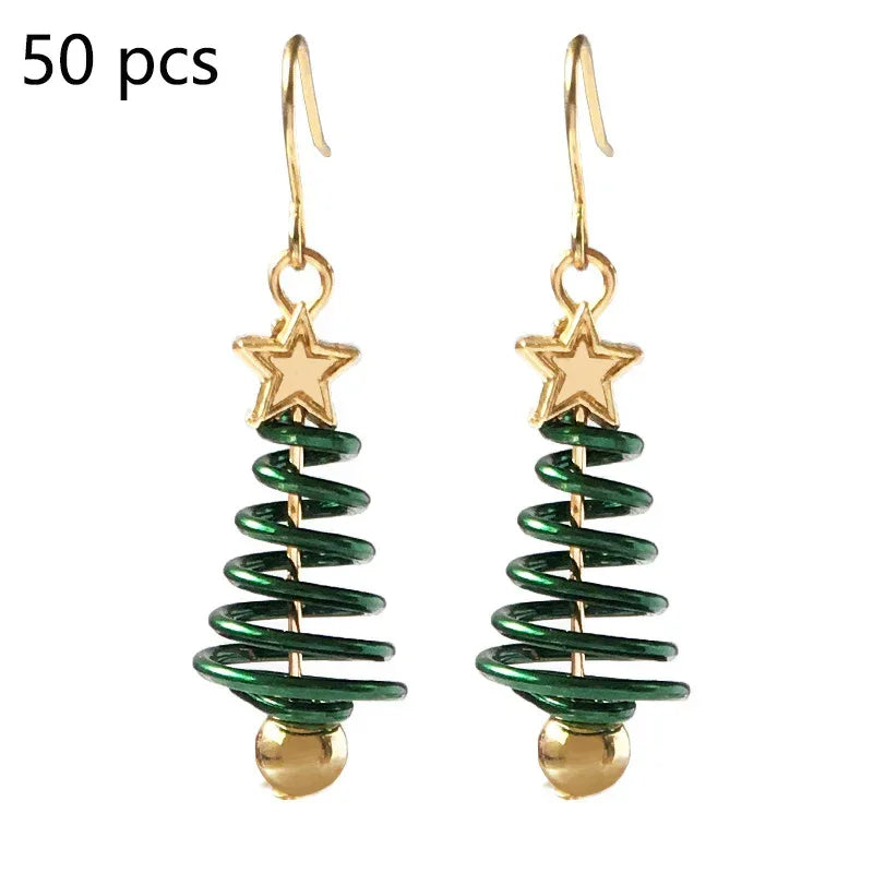 Christmas Earrings Tree Star DIY Earrings - Viexta