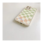 Checkerboard Flower Smile iPhone Case - Viexta