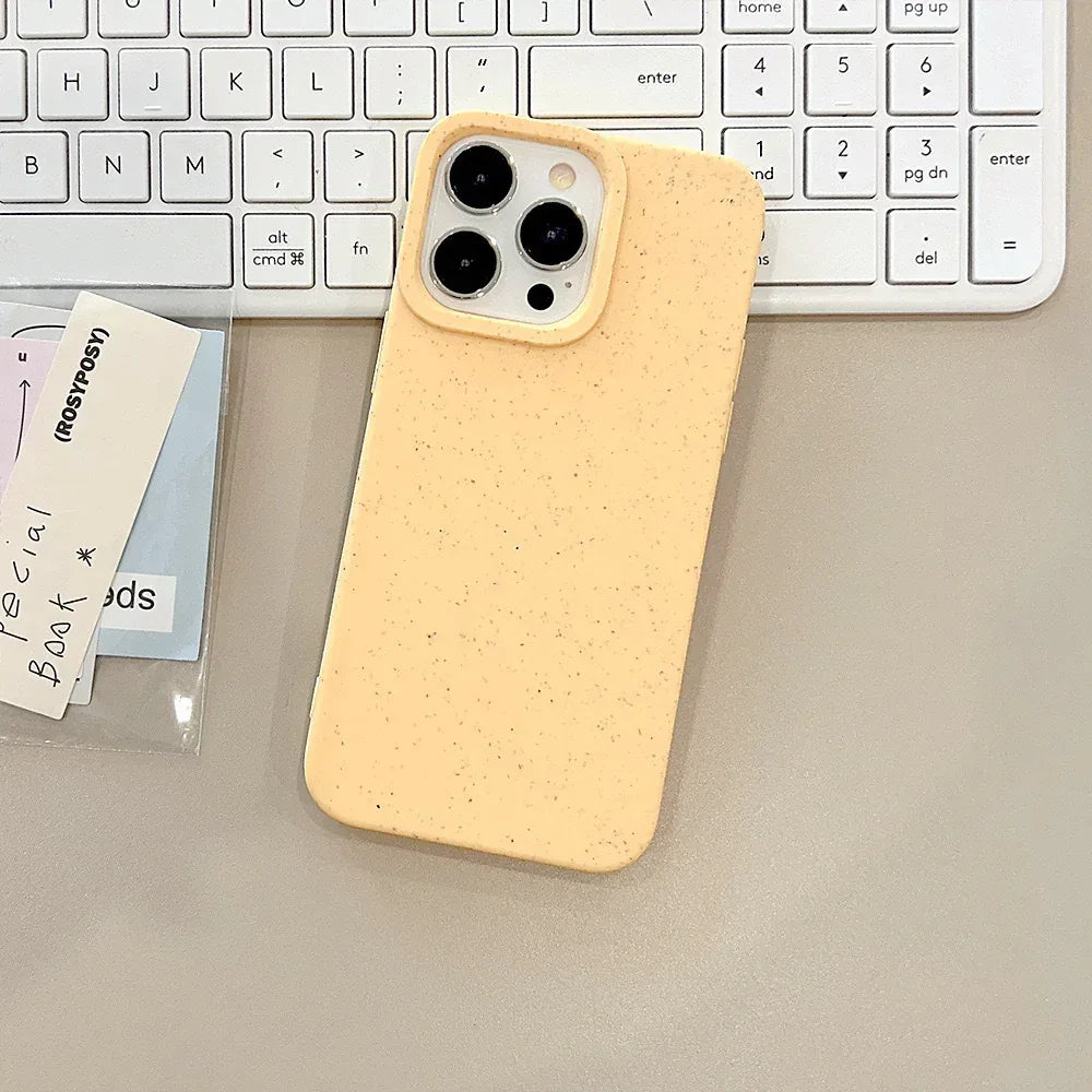 tpu-wheat-straw-frosted-soft-iphone-case - Viexta