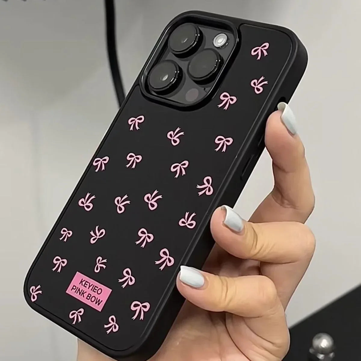Cool Instagram Bow Silicone iPhone Case - Viexta