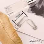 Clip Pin Micro-inlaid Earring