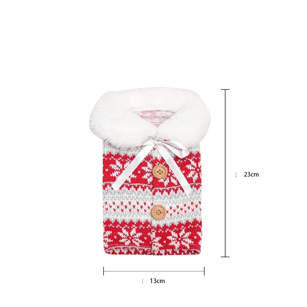 christmas-decorations-christmas-wine-bottle-socks - Viexta