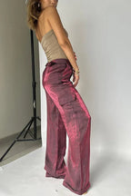 Ins Style Loose Straight Pants With Multi-pocket Trousers - Viexta