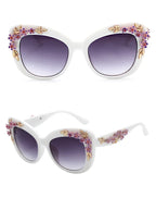 Women Sunglasses Flower - Viexta