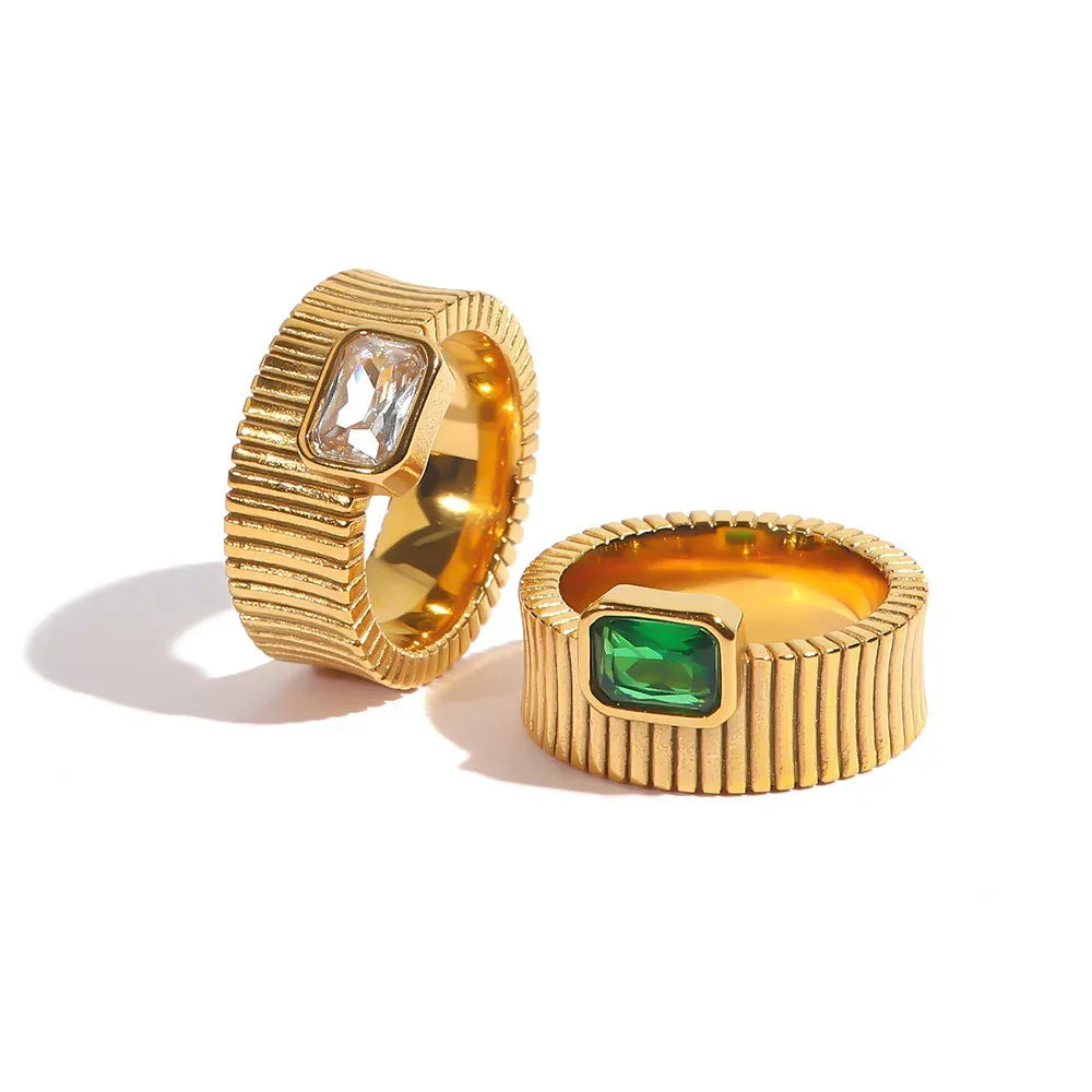 Square Diamond Ring - Viexta