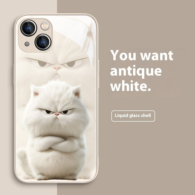 Domineering Cat Silicone iPhone Case