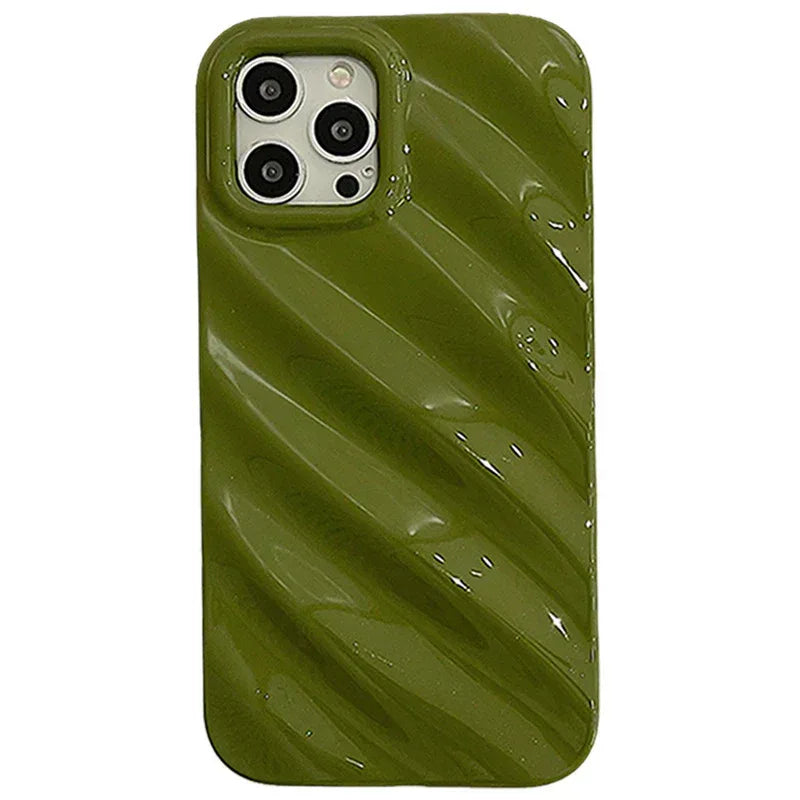 Ins Pleated iPhone Case - Viexta