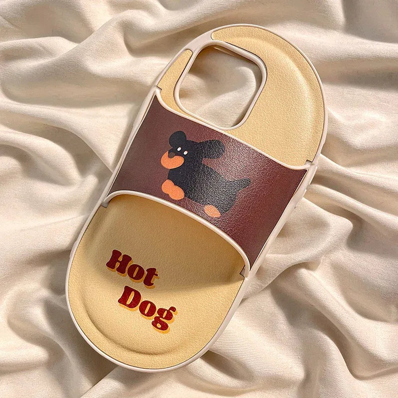 Cartoon Slippers iPhone Case - Viexta