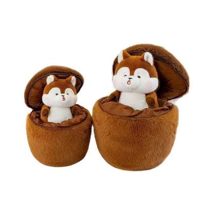 Acorn Squirrel Plush Toy