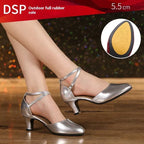 Latin Soft Bottom Heels - Viexta