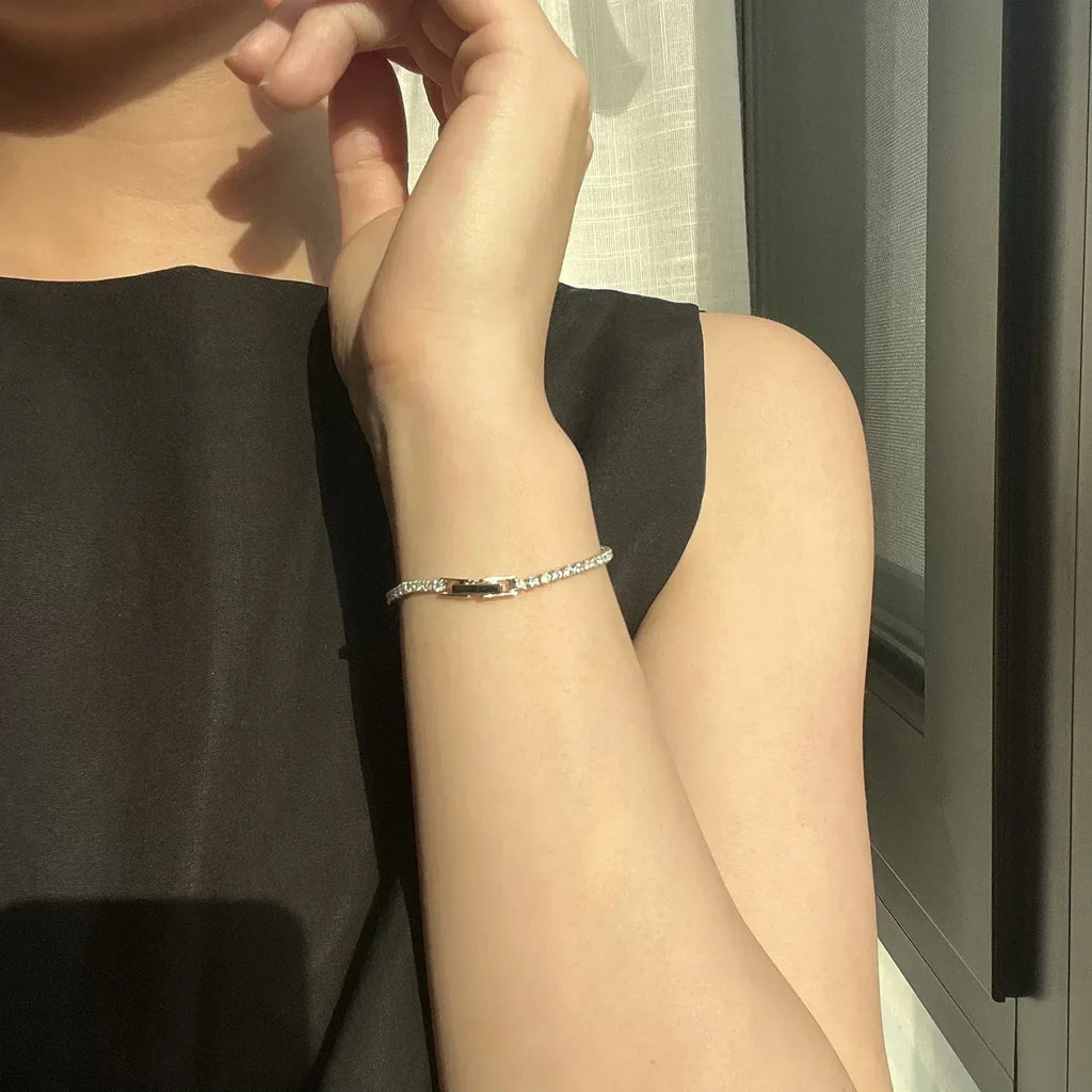 Color Zircon Bracelet Retro Horse Eye Fashion - Viexta