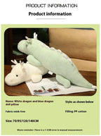 White Dragon Pillow Plush Toy - Viexta