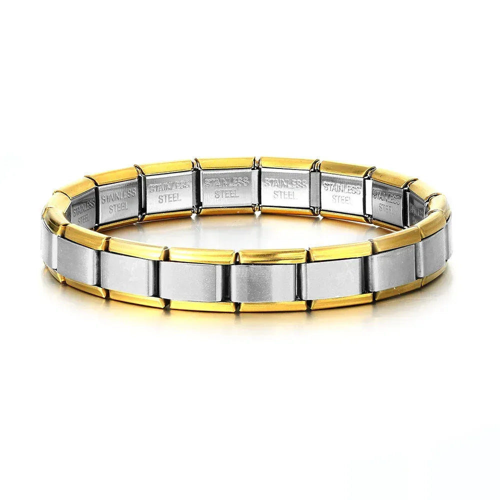 titanium-steel-vacuum-real-gold-ip-plating-watch-band-chain - Viexta