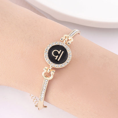 Stainless Steel 12 Constellation Bracelet