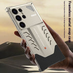 Automatic Fastener Aluminum Alloy Samsung Phone Case