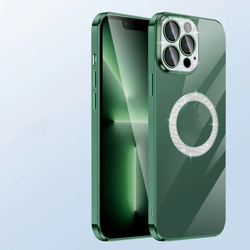 Electroplating Soft Diamond Ring IPhone Case - Viexta