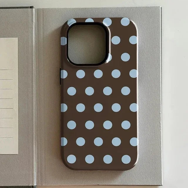 Red Polka-dot iPhone Case - Viexta