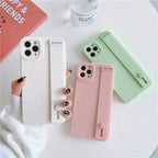 Solid Color Wristband iPhone Case - Viexta