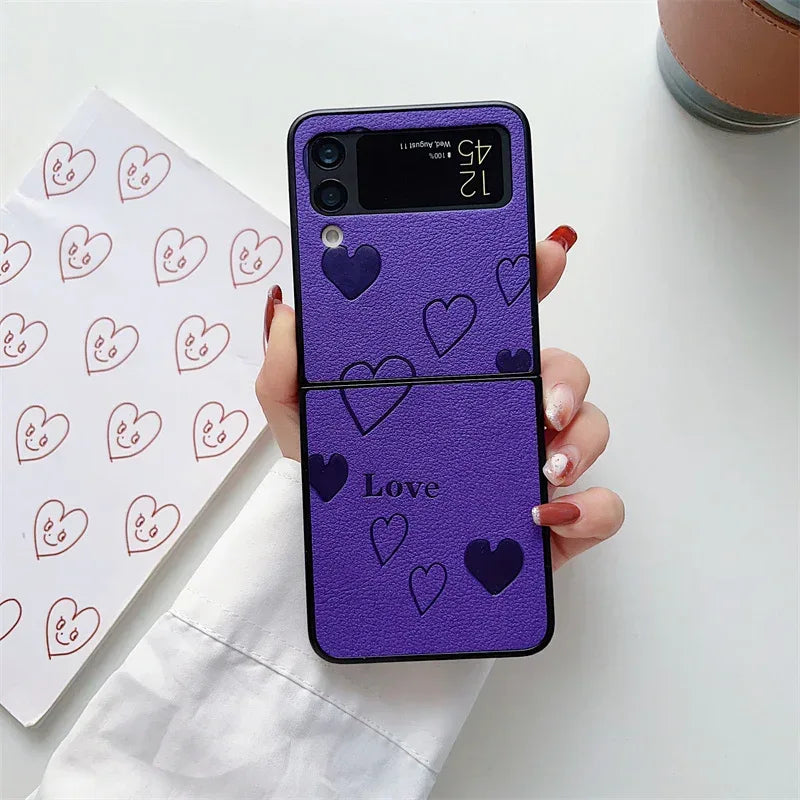 galaxy-z-flip3-love-phone-case-ultra-thin-anti-drop - Viexta