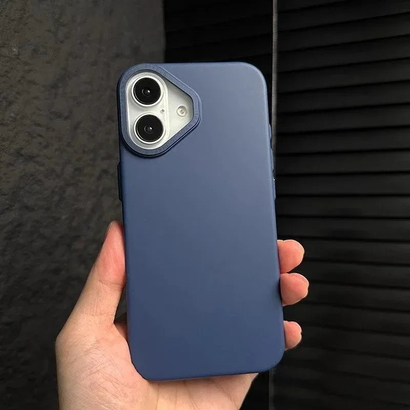 metal-large-hole-ultra-thin-frosted-iphone-case - Viexta