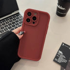 solid-color-all-inclusive-silicone-iphone-case - Viexta