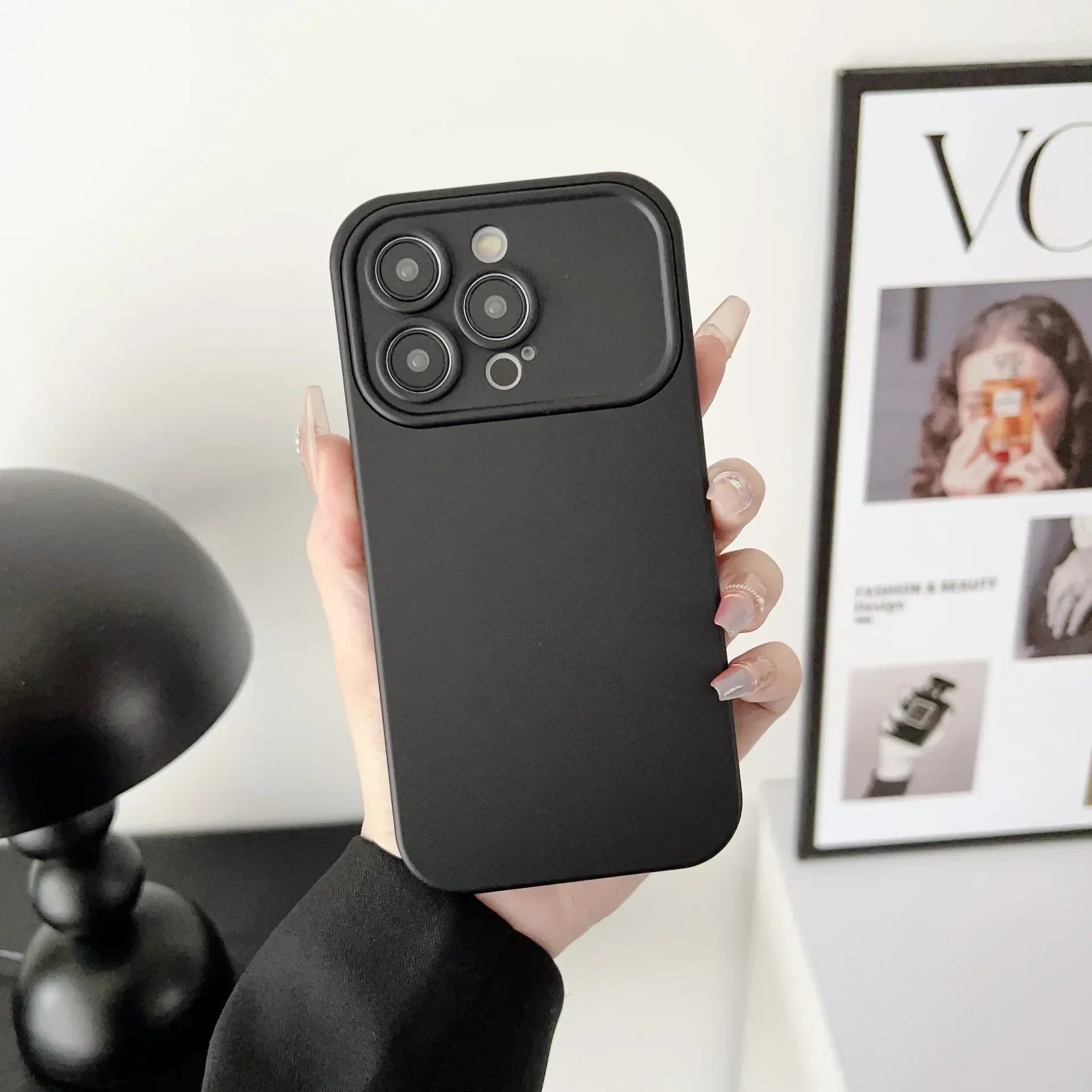 Simple Contrast Color Business Large Window iPhone Case - Viexta