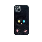 plush-three-dimensional-cat-eyes-iphone-case - Viexta
