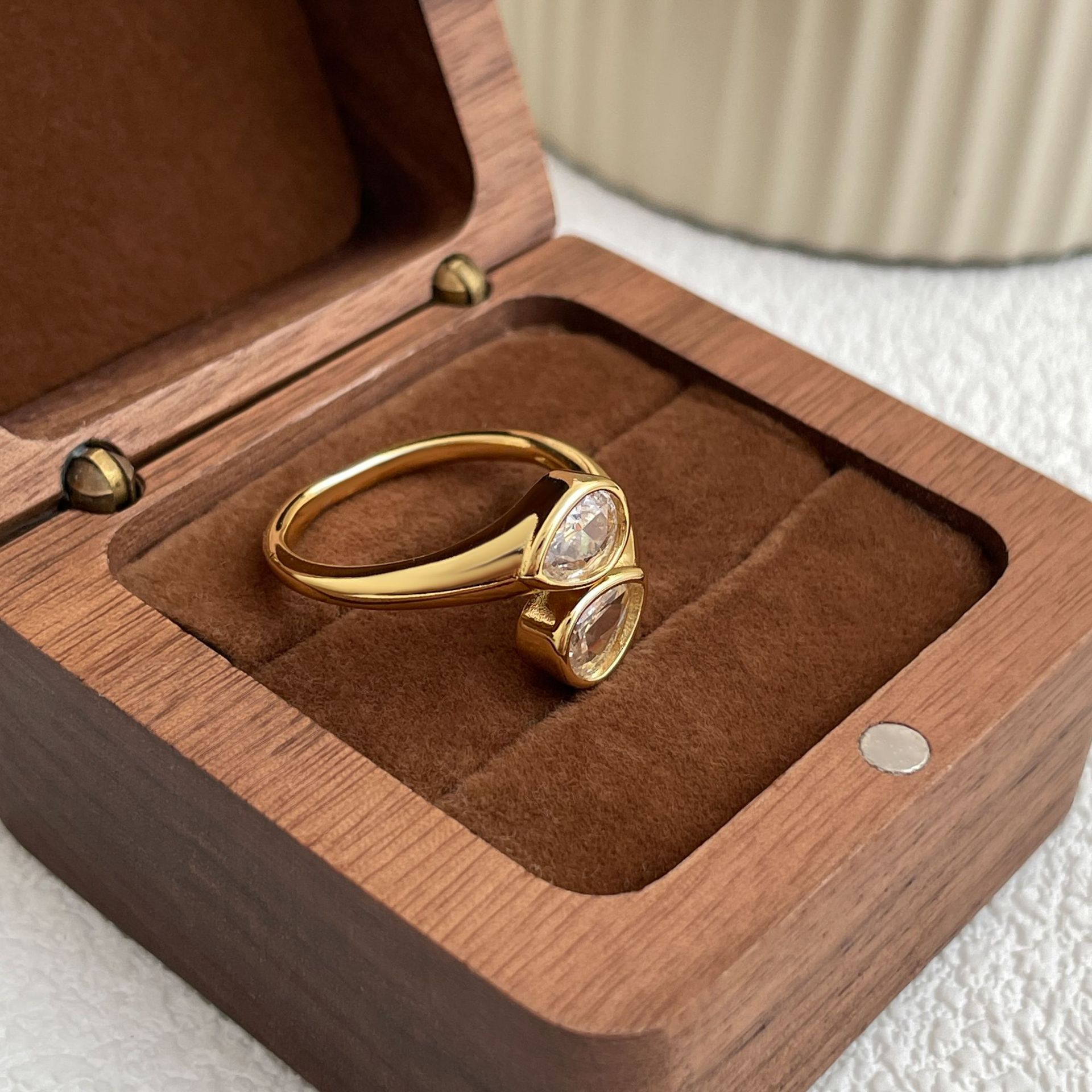 Feng Shui Drop-Shaped Ring