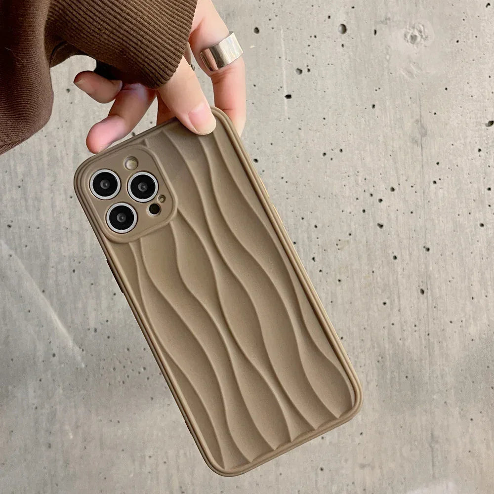 milk-coffee-color-corrugated-iphone-case - Viexta