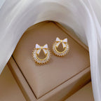 Micro-inlaid Necklace And Earrings Suite